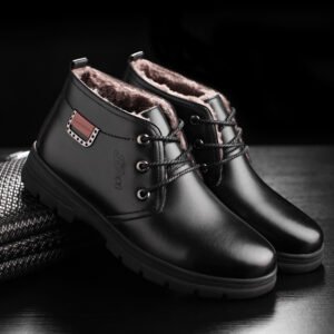 Plush and thick warm shoes for men